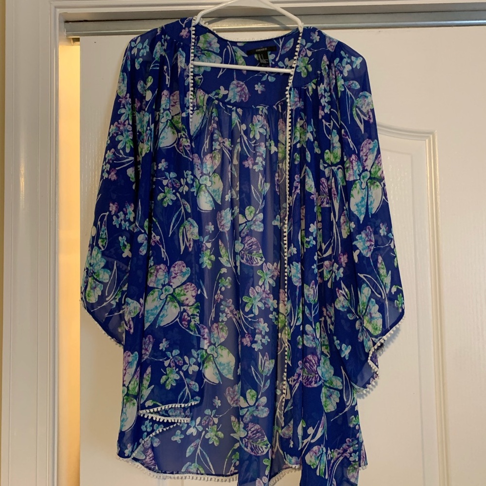 Blue kimono